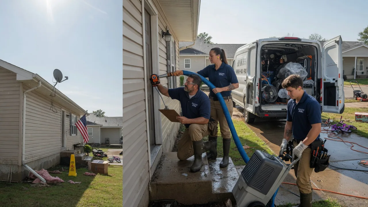 Ceiling Water Damage Restoration in Mandaree, ND near me